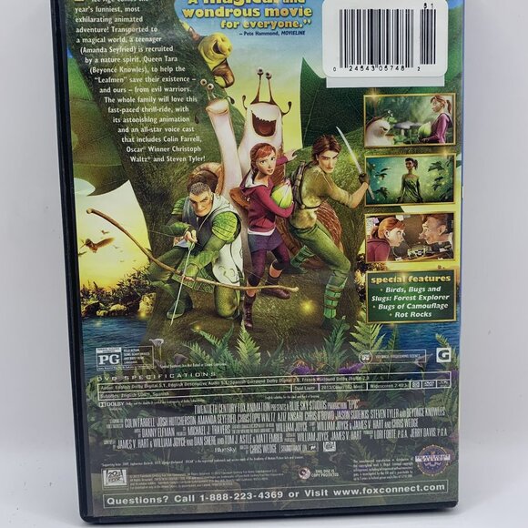 Epic DVD 2013 Blue Sky Studios Animated Adventure Film Rated PG Widescreen - Picture 2 of 3